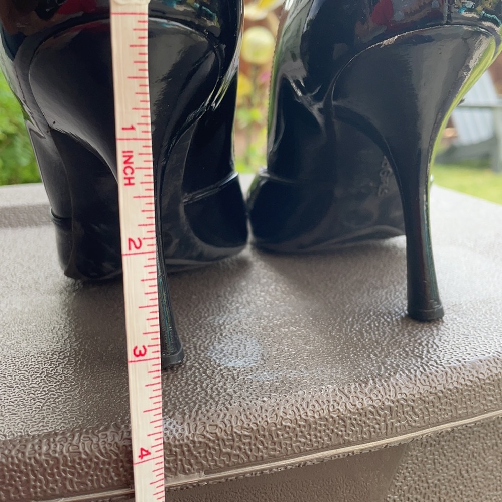 BCBGirls Patent Leather Pumps Black  7.5 - Picture 10 of 16